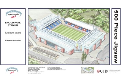Ewood Park Stadium Fine Art Jigsaw Puzzle - Blackburn Rovers FC